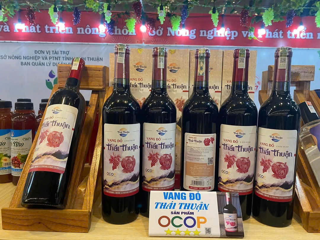 VANG ĐỎ THÁI THUẬN OCOP 4 SAO – HƯƠNG VỊ MIỀN NẮNG GIÓ